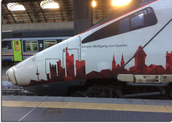 Johannes Wolfgang von Goethe" named train