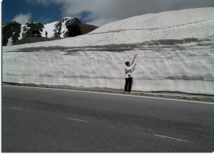 PassoRombo showing snow in June